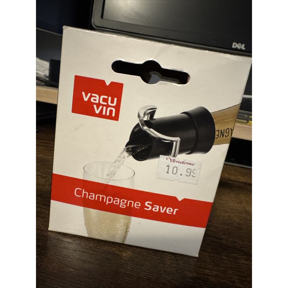 The Netherlands’ Classic VACU VIN Premium Champagne Stopper & Server - New